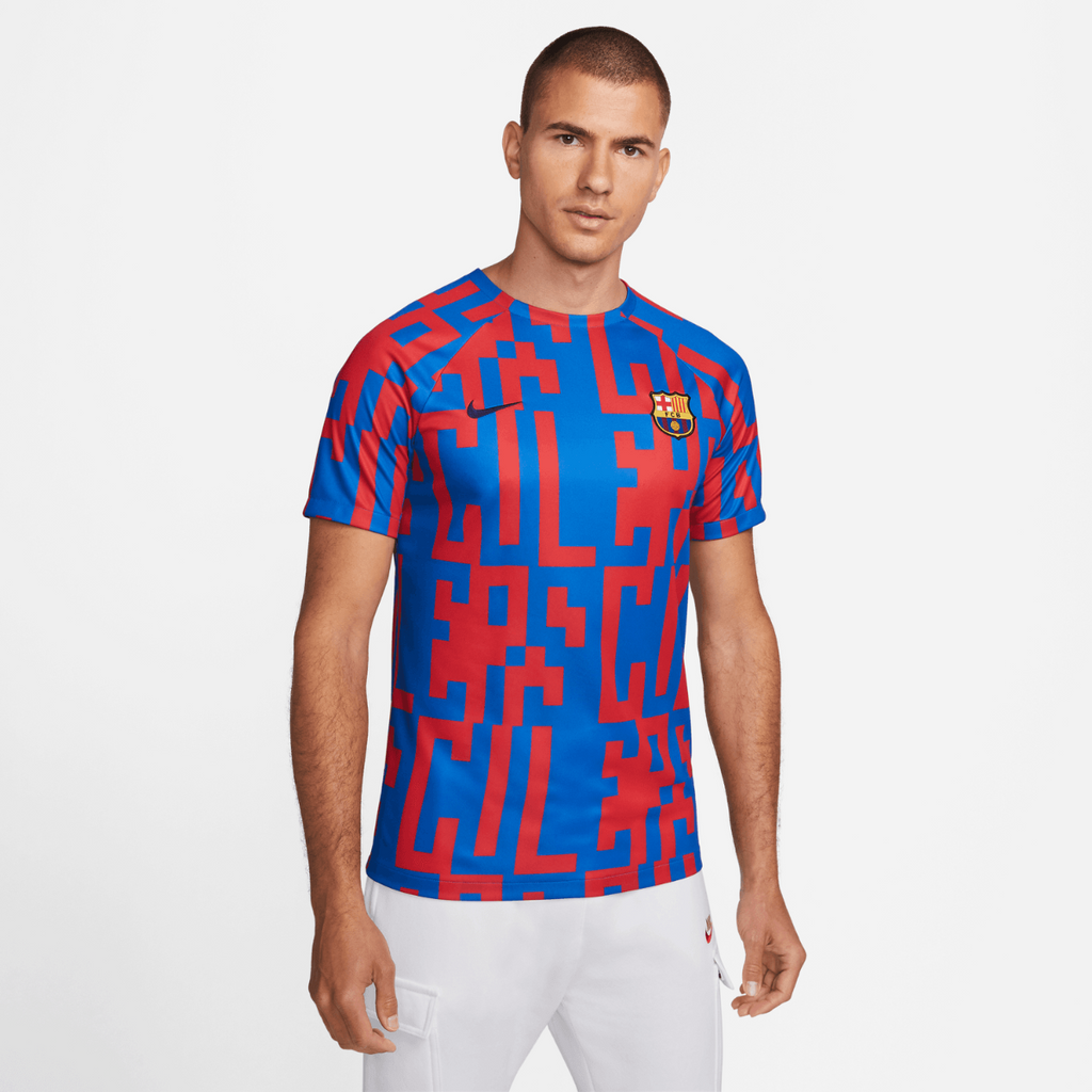 Maillot Pré-Match FC Barcelone - Bleu/Rouge