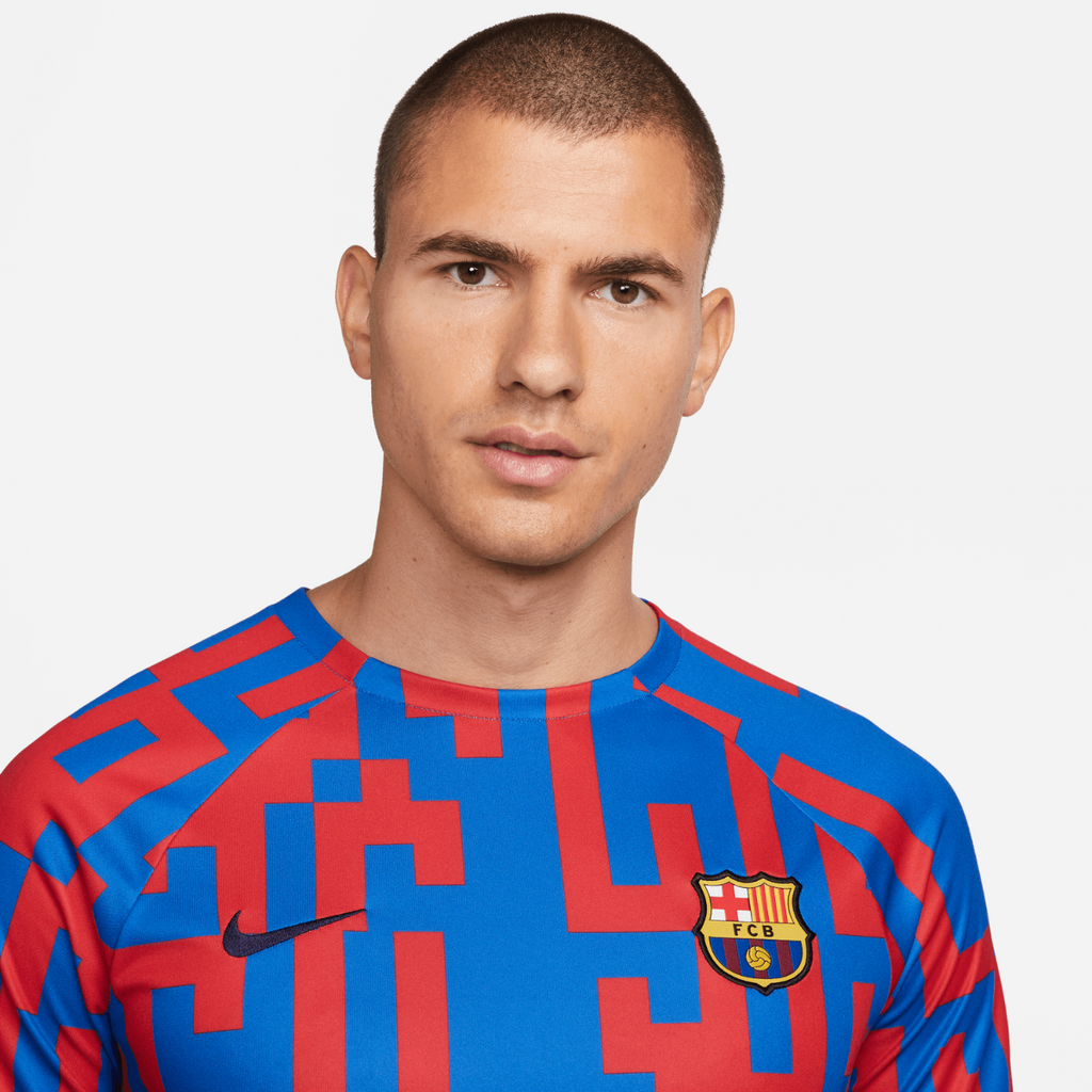 Maillot Pré-Match FC Barcelone - Bleu/Rouge
