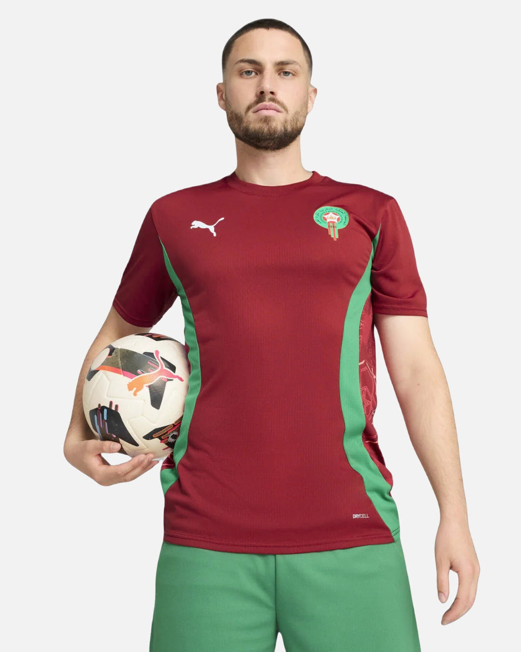 Maillot Prématch Maroc CAN 2025/2026 - Rouge