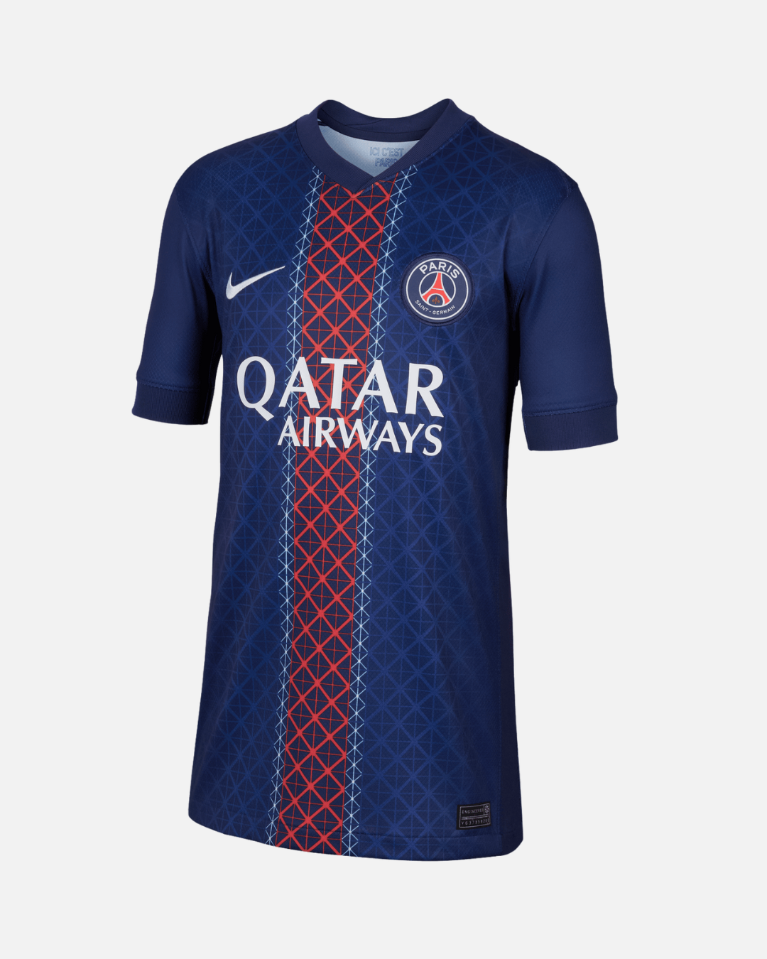 Maillot PSG Domicile Junior 2025/2026 - Bleu/Rouge