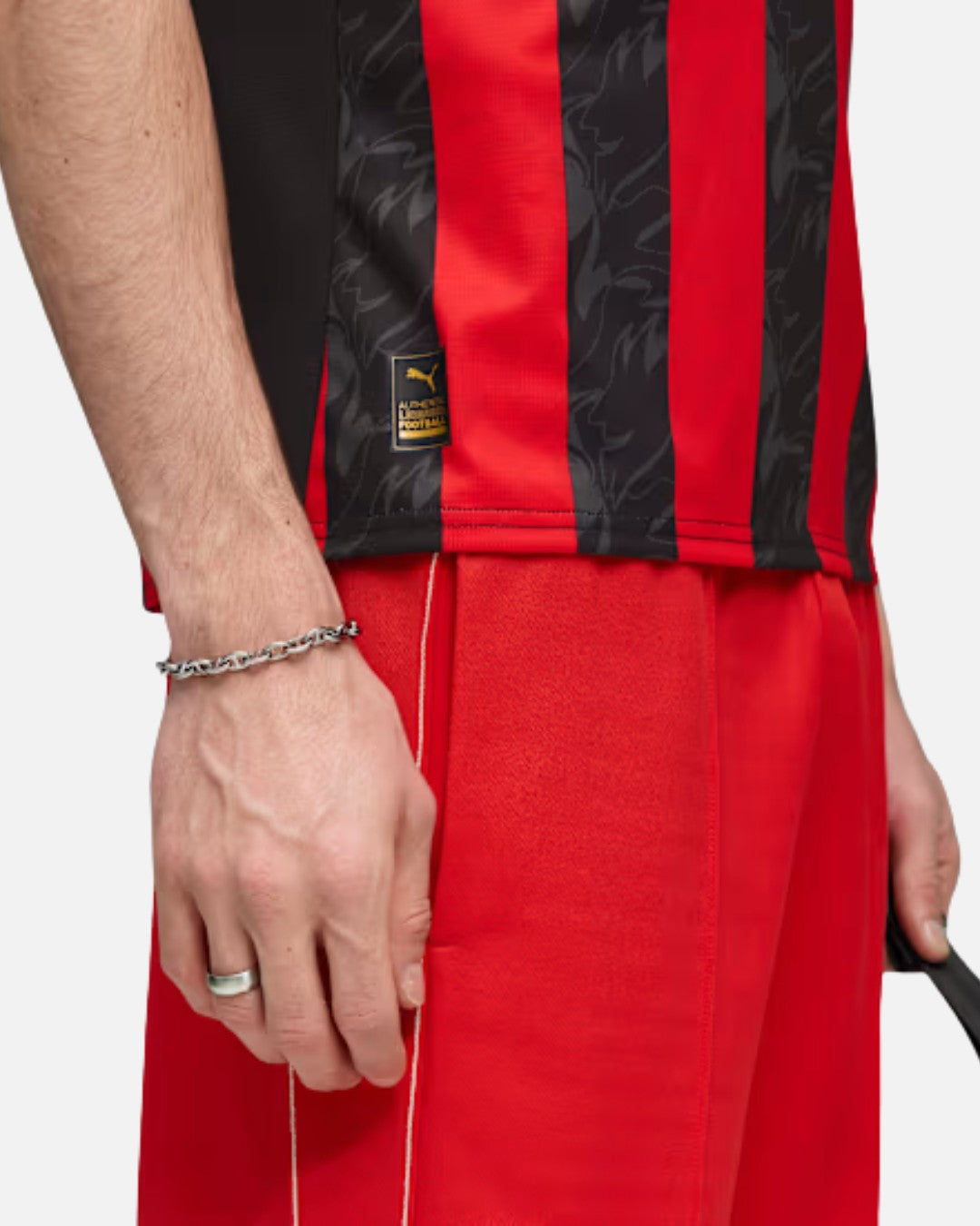 Maillot Puma AC Milan Domicile 2025/2026 - Noir/Rouge