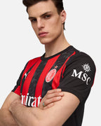 Maillot Puma AC Milan Domicile 2025/2026 - Noir/Rouge