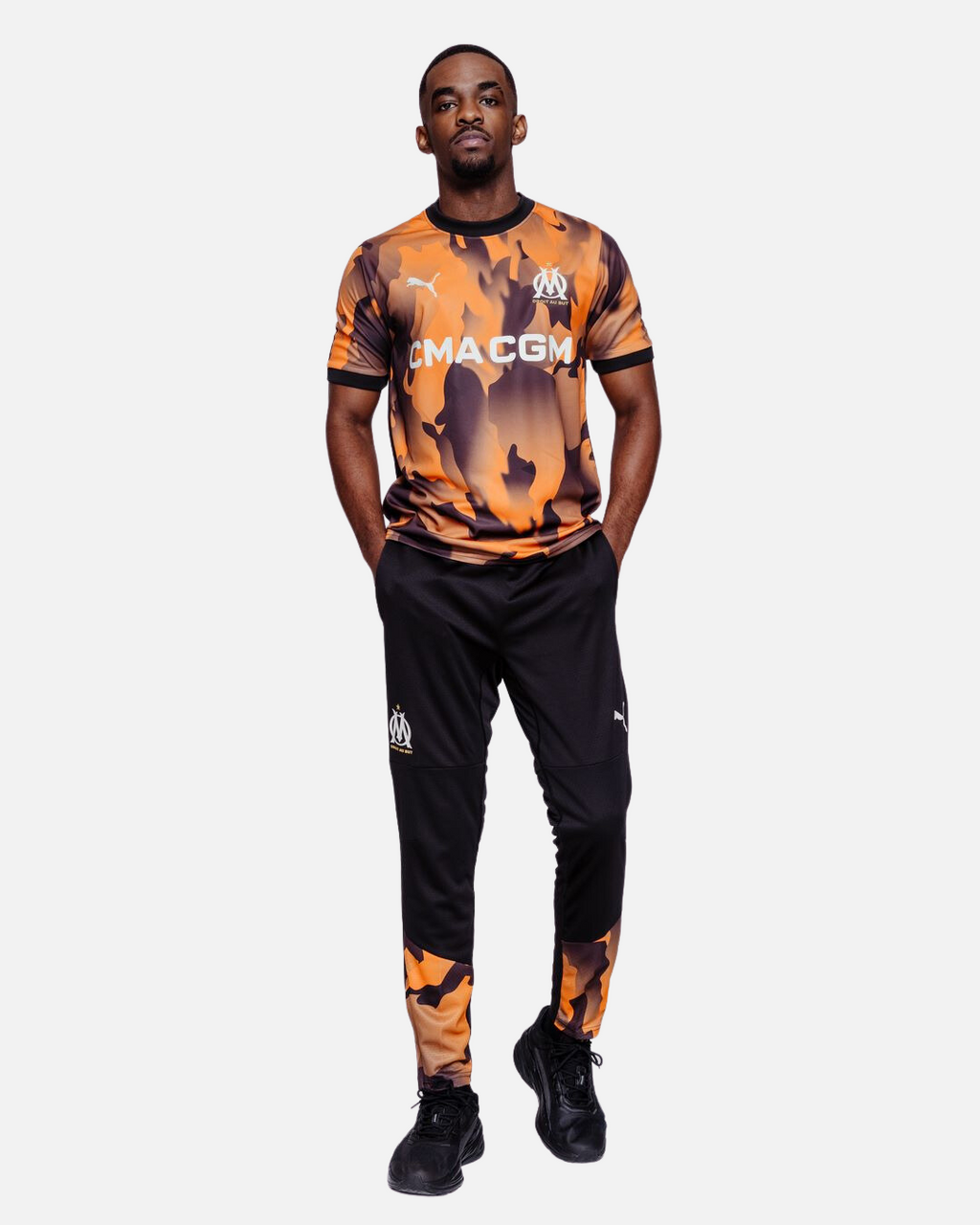 Maillot Third OM - Noir/Orange