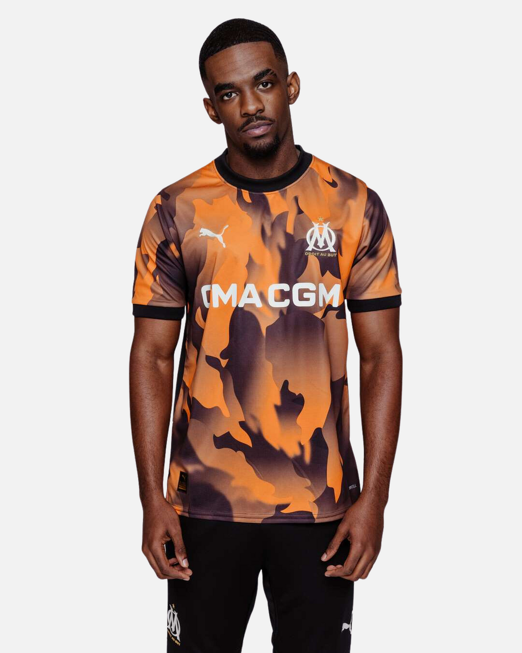 Maillot Third OM - Noir/Orange