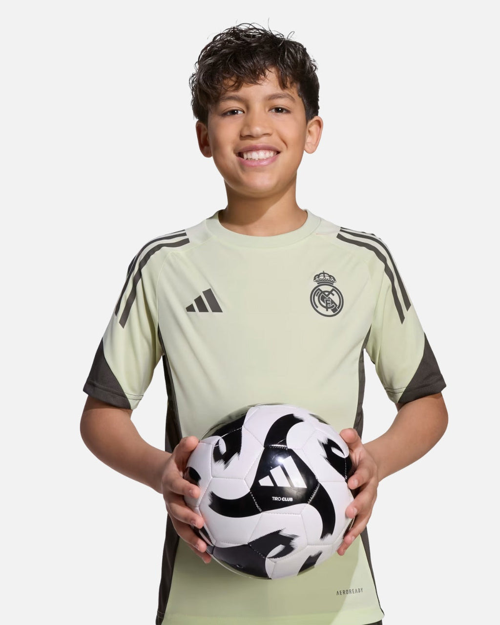 Maillot d'entraînement Real Madrid Tiro 25 Competition Junior - Vert/Kaki