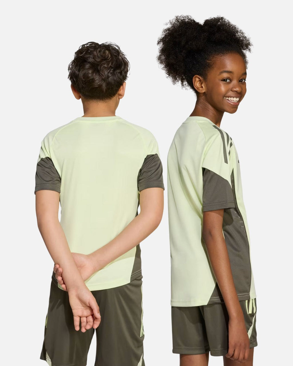 Maillot d'entraînement Real Madrid Tiro 25 Competition Junior - Vert/Kaki