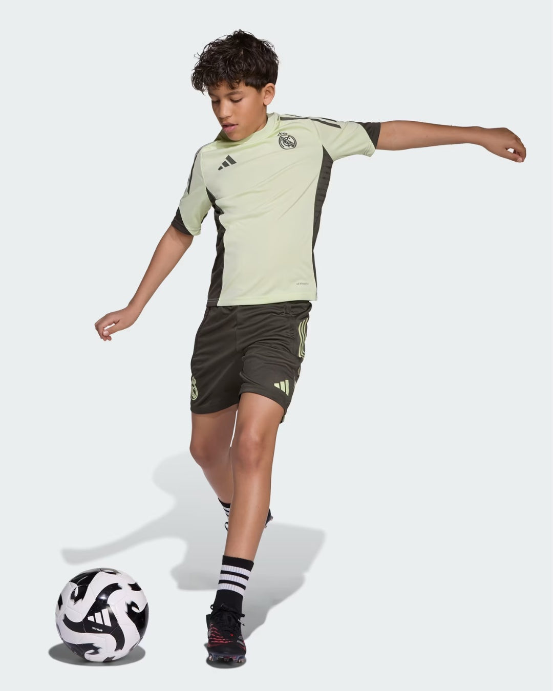Maillot d'entraînement Real Madrid Tiro 25 Competition Junior - Vert/Kaki