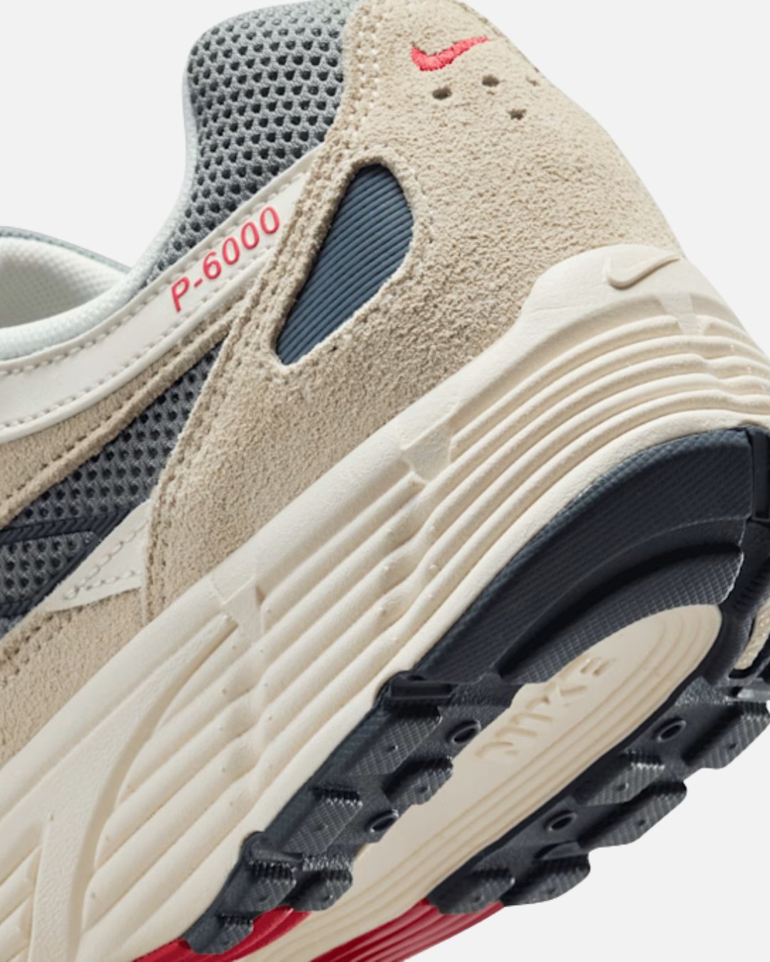 Nike P-6000 - Gris/Blanc/Rouge