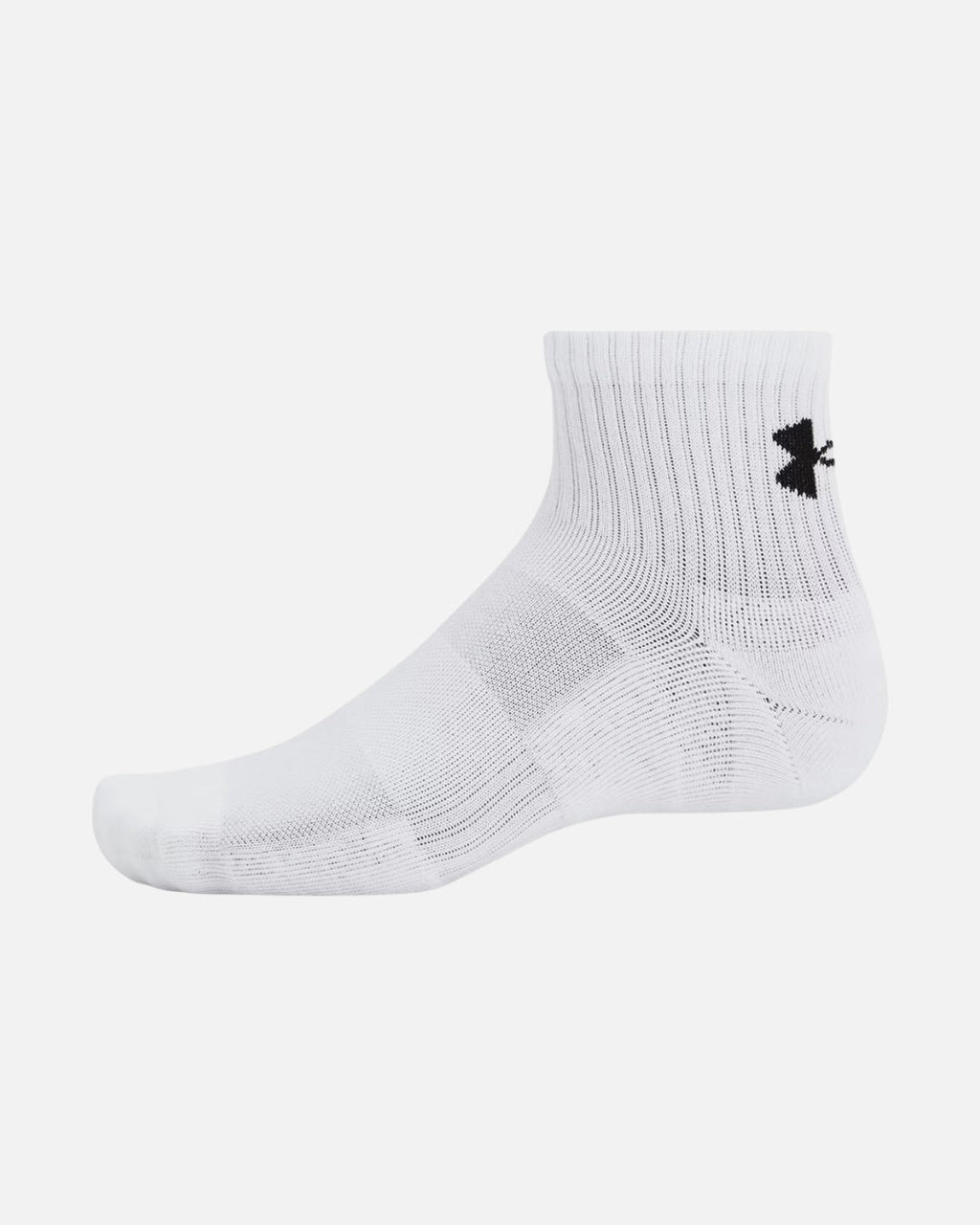 Pack de 3 paires de chaussettes 3/4 Under Armour - Blanc