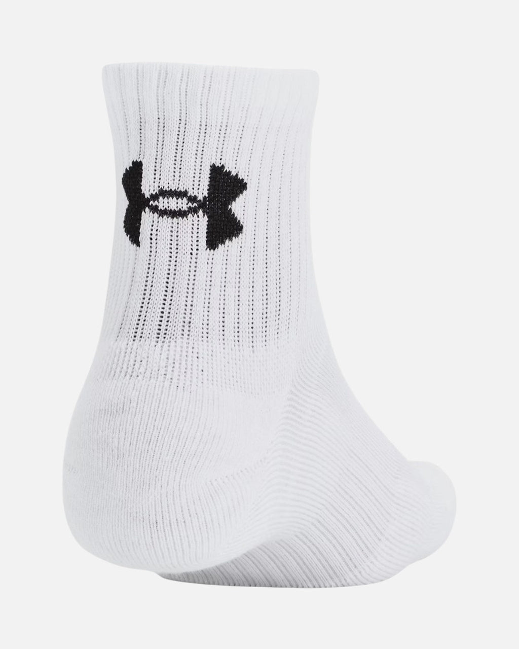 Pack de 3 paires de chaussettes 3/4 Under Armour - Blanc