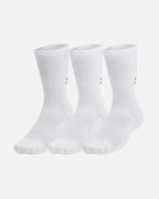 Pack de 3 paires des chaussettes longues Under Armour - Blanc