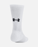 Pack de 3 paires des chaussettes longues Under Armour - Blanc