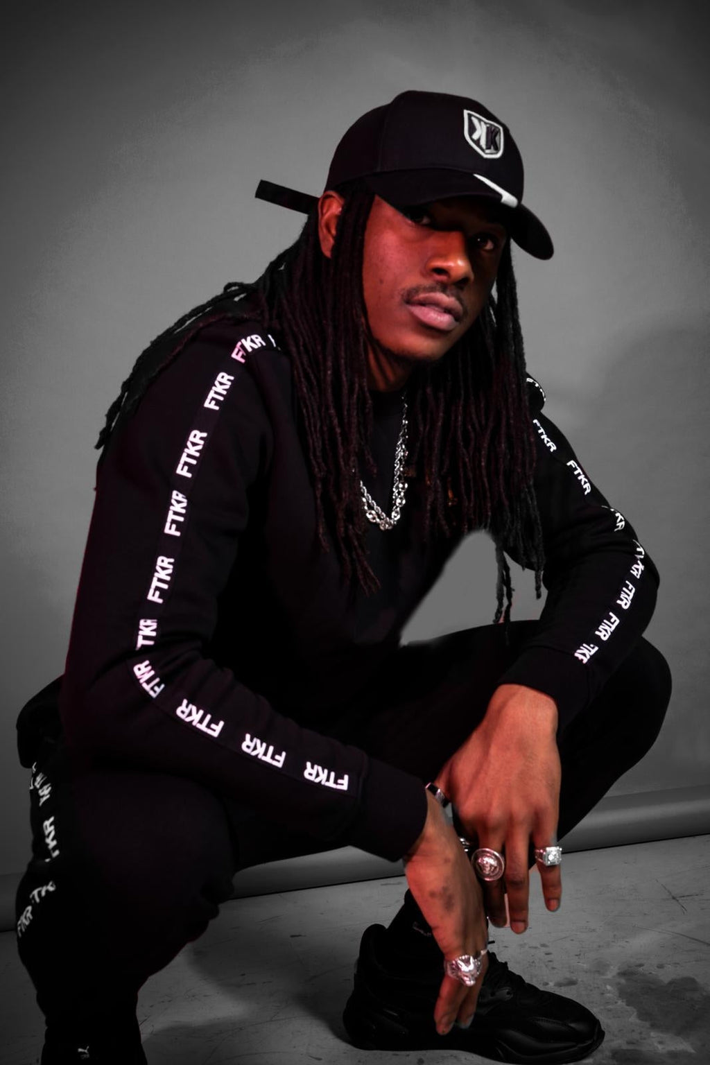 Pantalon jogging FK Sicarios III - Noir/Blanc