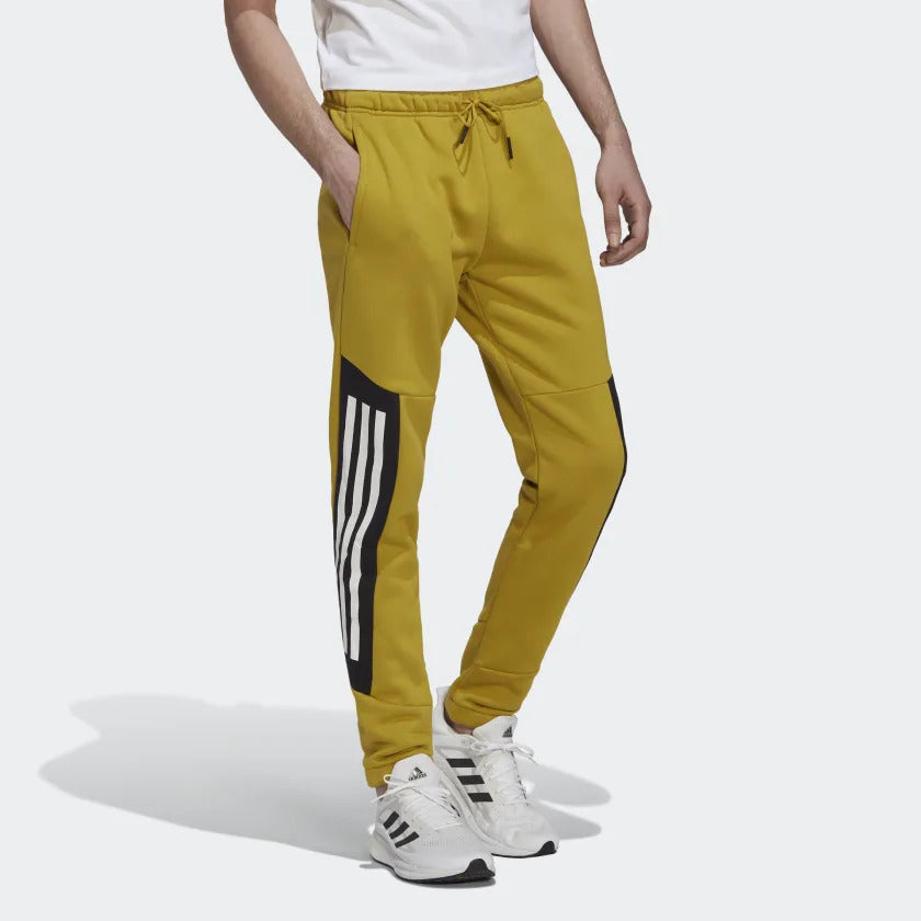 Pantalon Adidas à 3 bandes Future Icons - Jaune/Noir/Blanc