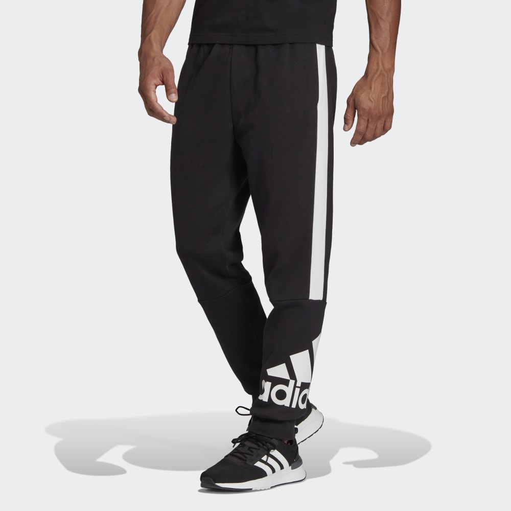 Pantalon Adidas Essentials Colorblock - Noir/Blanc