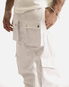 Pantalon Cargo ADJ - Blanc