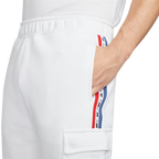 Pantalon Cargo Nike Sportswear Fleece - Blanc/Bleu/Rouge