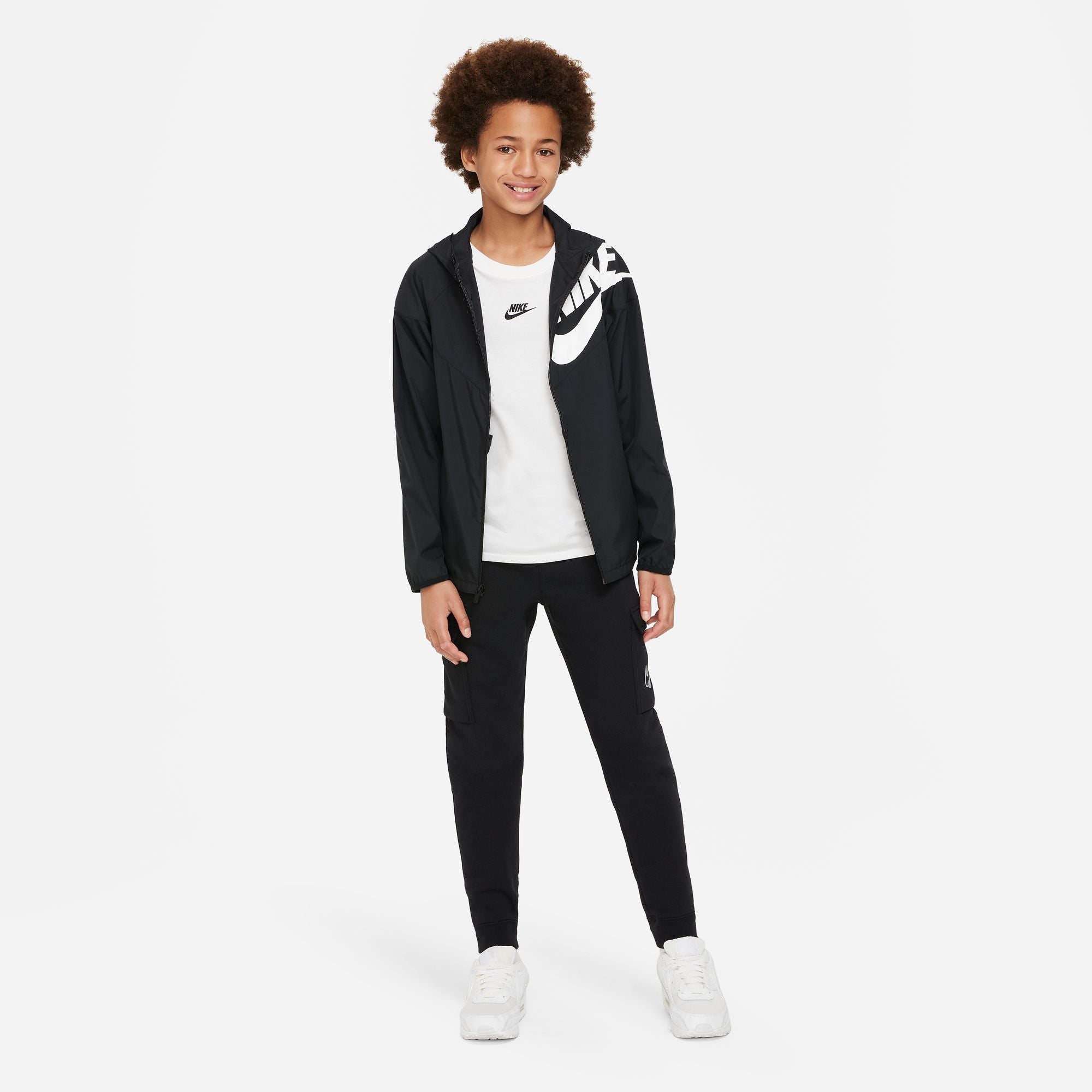 ﻿Pantalon Cargo Nike Sportswear Junior - Noir/Blanc