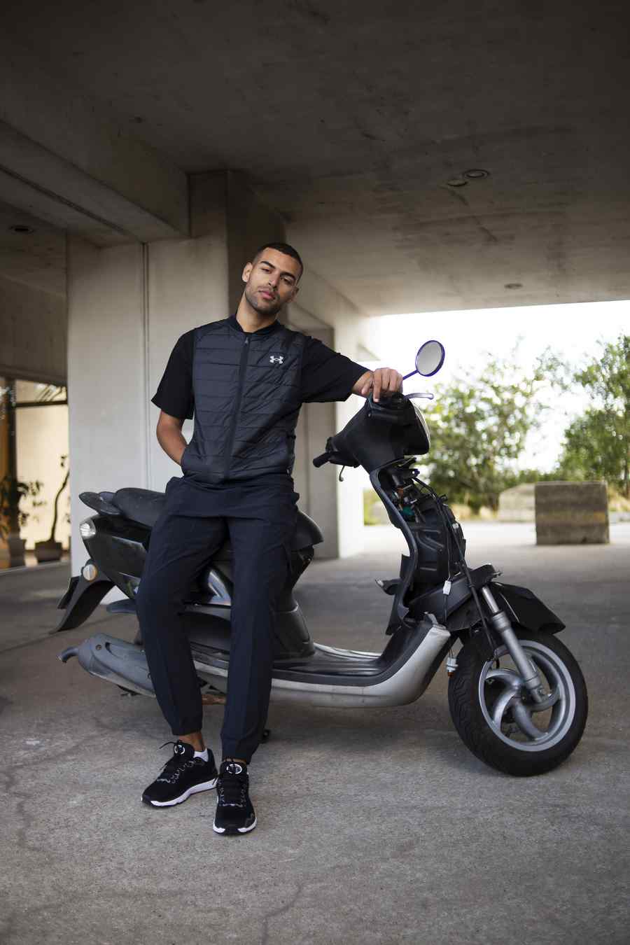 Pantalon cargo Under Armour Stretch Woven - Noir