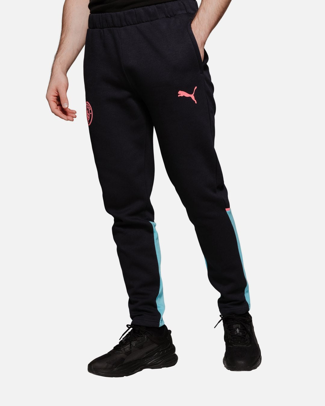 Pantalon d 'entrainement Manchester City - Noir/Bleu/Rose