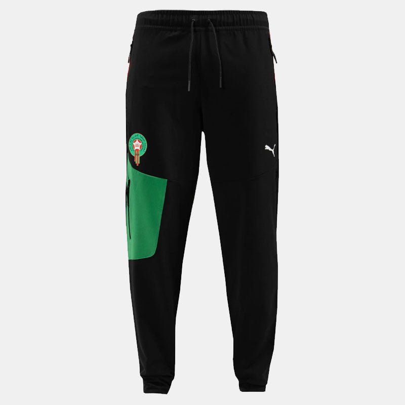 Pantalon de survêtement Maroc 2024 Pumatech - Noir/Vert