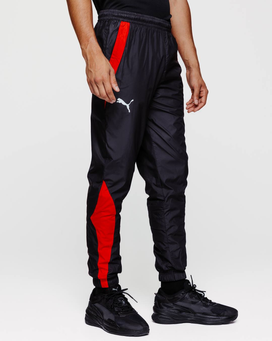 Pantalon de survêtement Milan AC  - Noir/Rouge