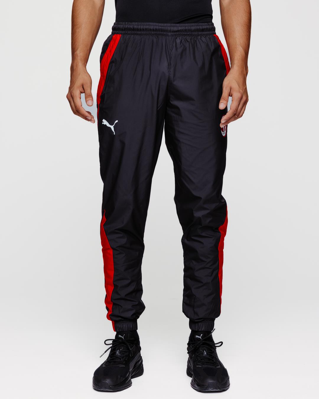 Pantalon de survêtement Milan AC  - Noir/Rouge