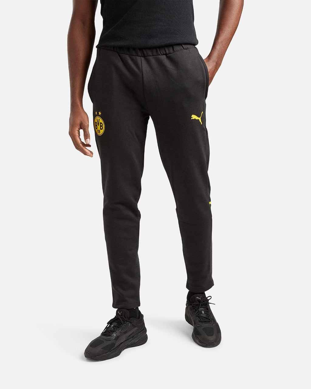 Pantalon de survêtement Dortmund Casual  - Noir/Jaune