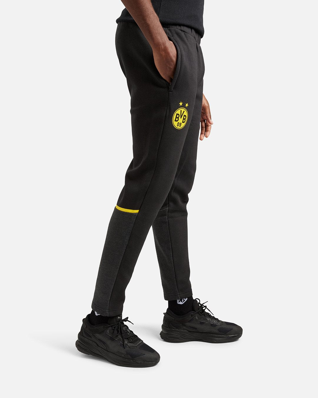 Pantalon de survêtement Dortmund Casual  - Noir/Jaune