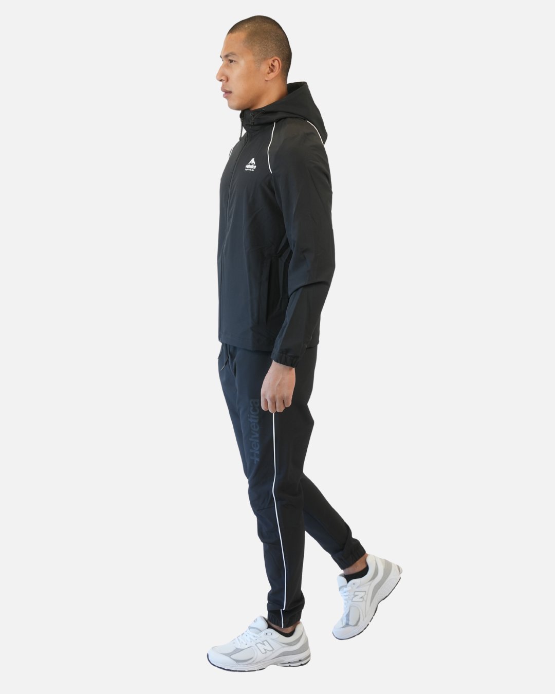 Pantalon de survêtement Helvetica Wells - Noir