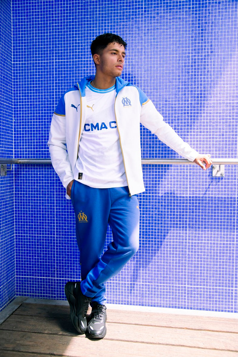 Pantalon d'entrainement OM - Bleu/Or