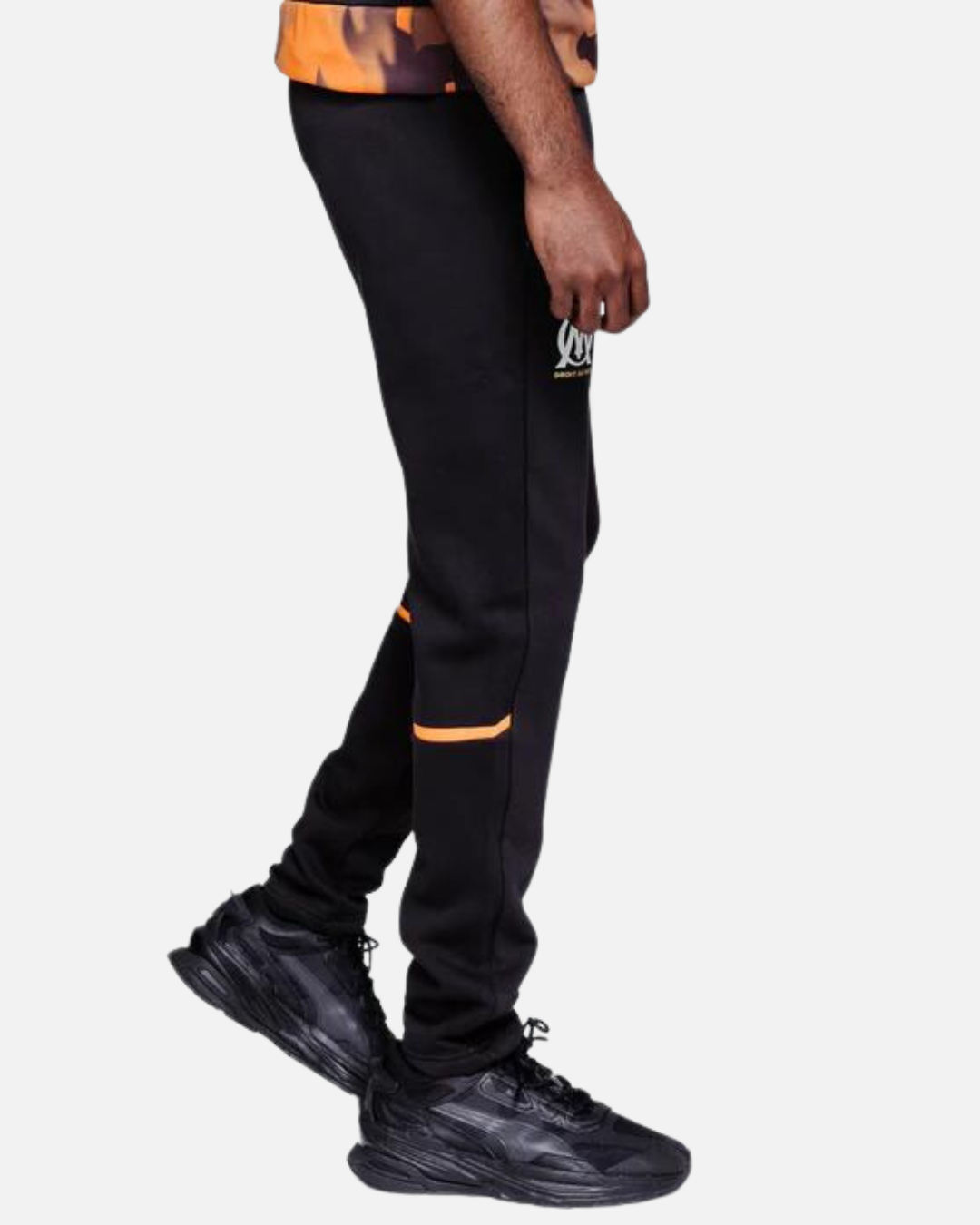 Pantalon OM  - Noir/Orange