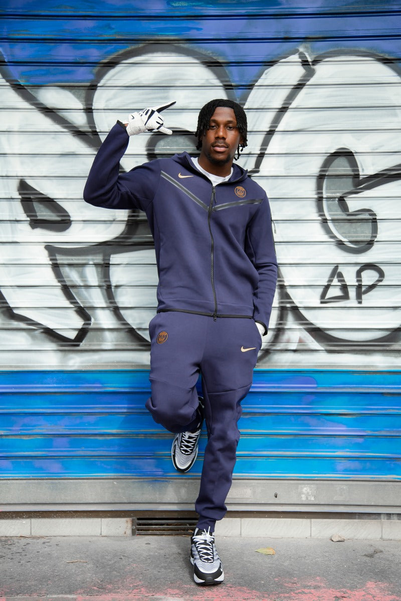 Pantalon PSG Tech Fleece - Bleu/Or