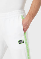 Pantalon Emporio Armani EA7 Logo Series - Blanc/Vert