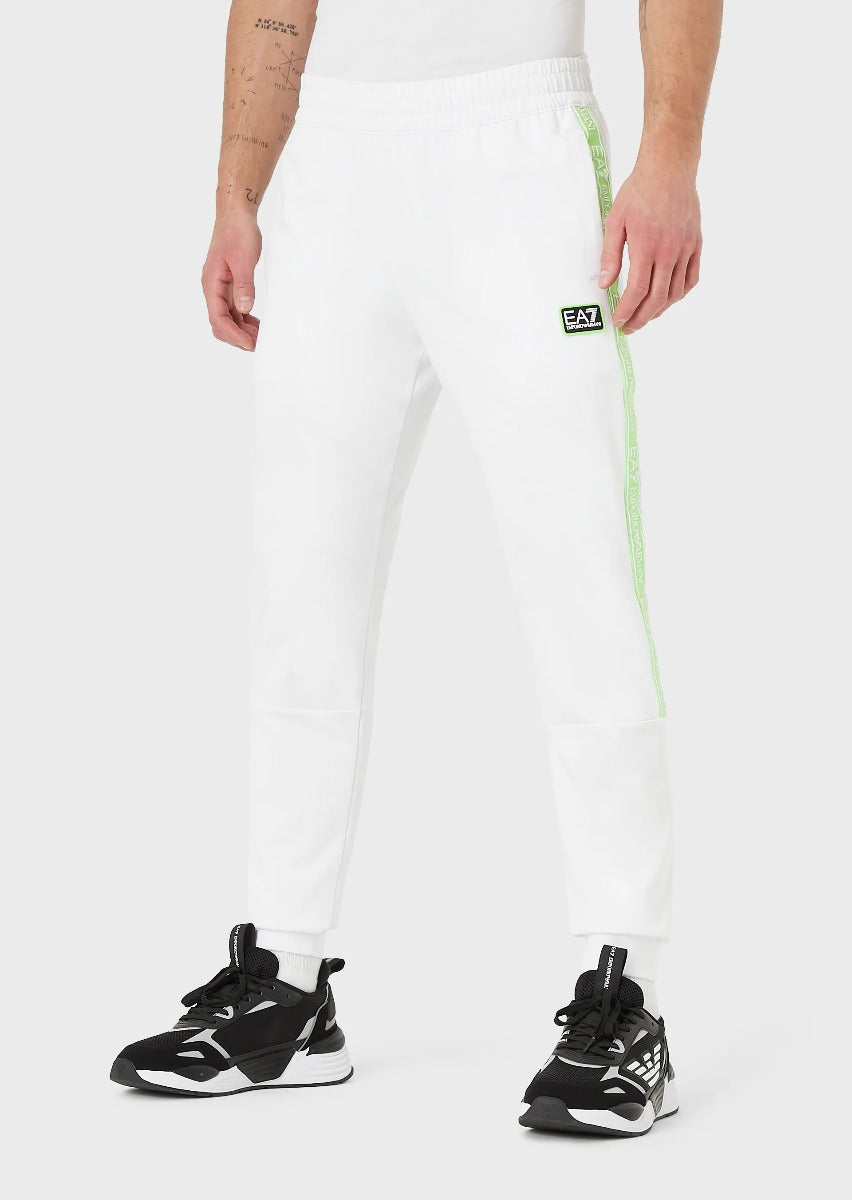 Pantalon Emporio Armani EA7 Logo Series - Blanc/Vert