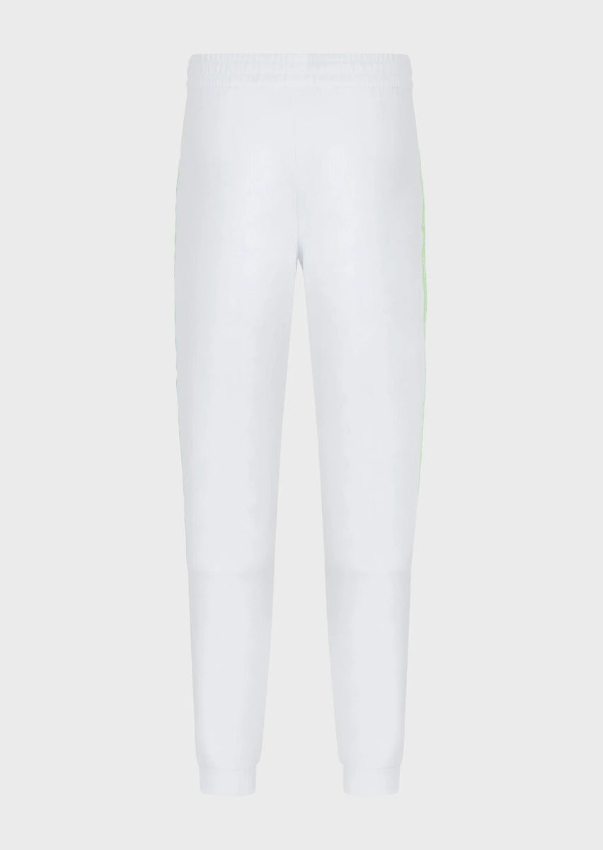 Pantalon Emporio Armani EA7 Logo Series - Blanc/Vert