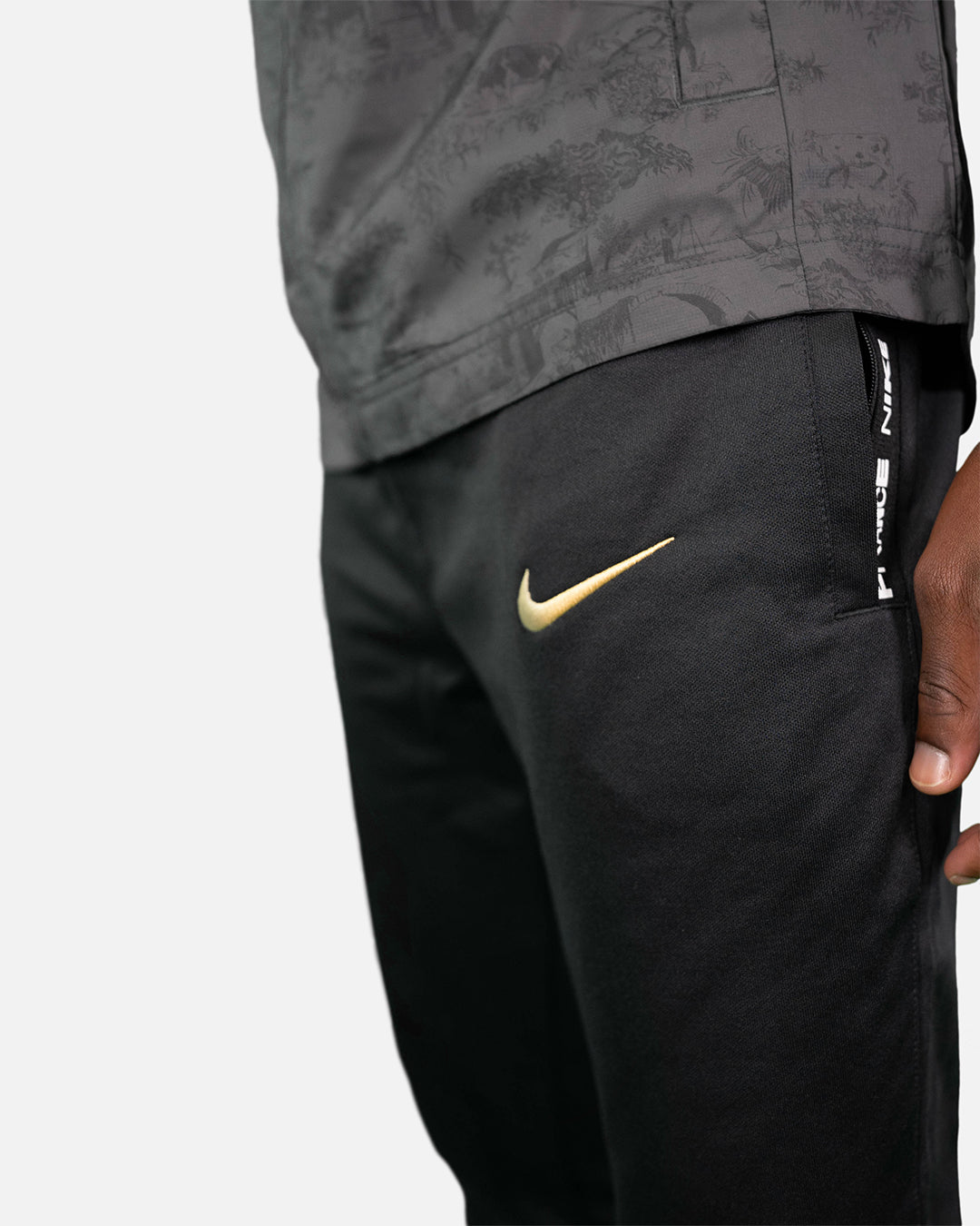 Pantalon d'entrainement Equipe de France - Noir/Doré