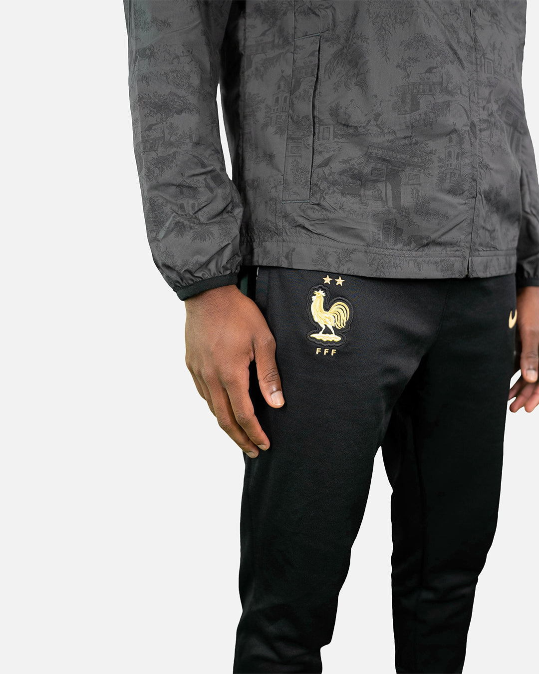 Pantalon d'entrainement Equipe de France - Noir/Doré