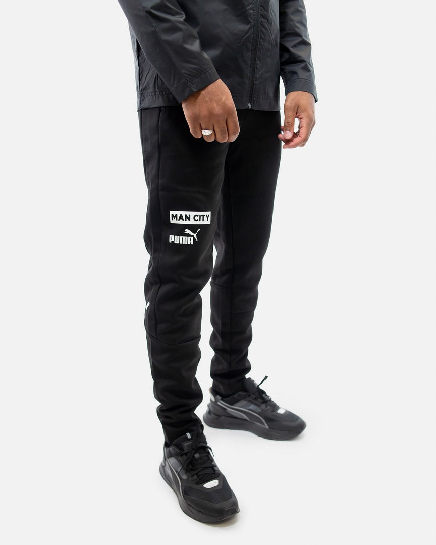 Pantalon d'entrainement Manchester City Casuals - Noir/Blanc