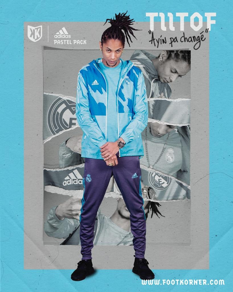 Pantalon d'entrainement Real Madrid Pastel Pack - Gris