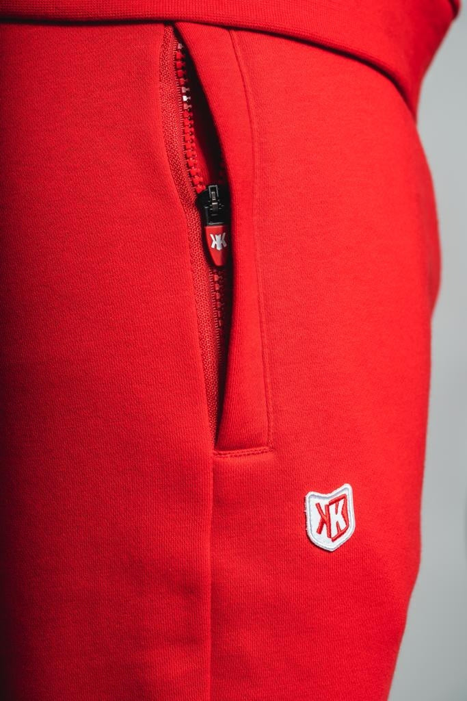 Pantalon jogging FK Basic - Rouge