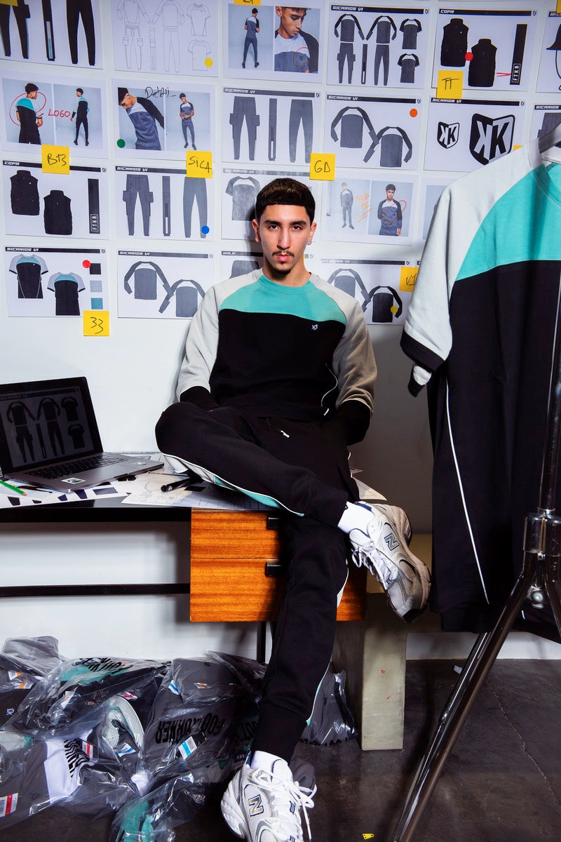 Pantalon FK Sicarios VI - Noir/Gris/Vert