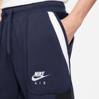 Pantalon jogging Nike Air Fleece - Bleu/Noir/Blanc