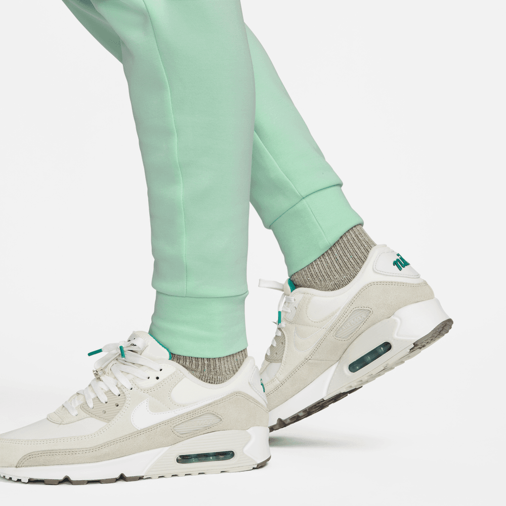 Pantalon jogging Nike Tech Fleece - Vert/Blanc/Noir