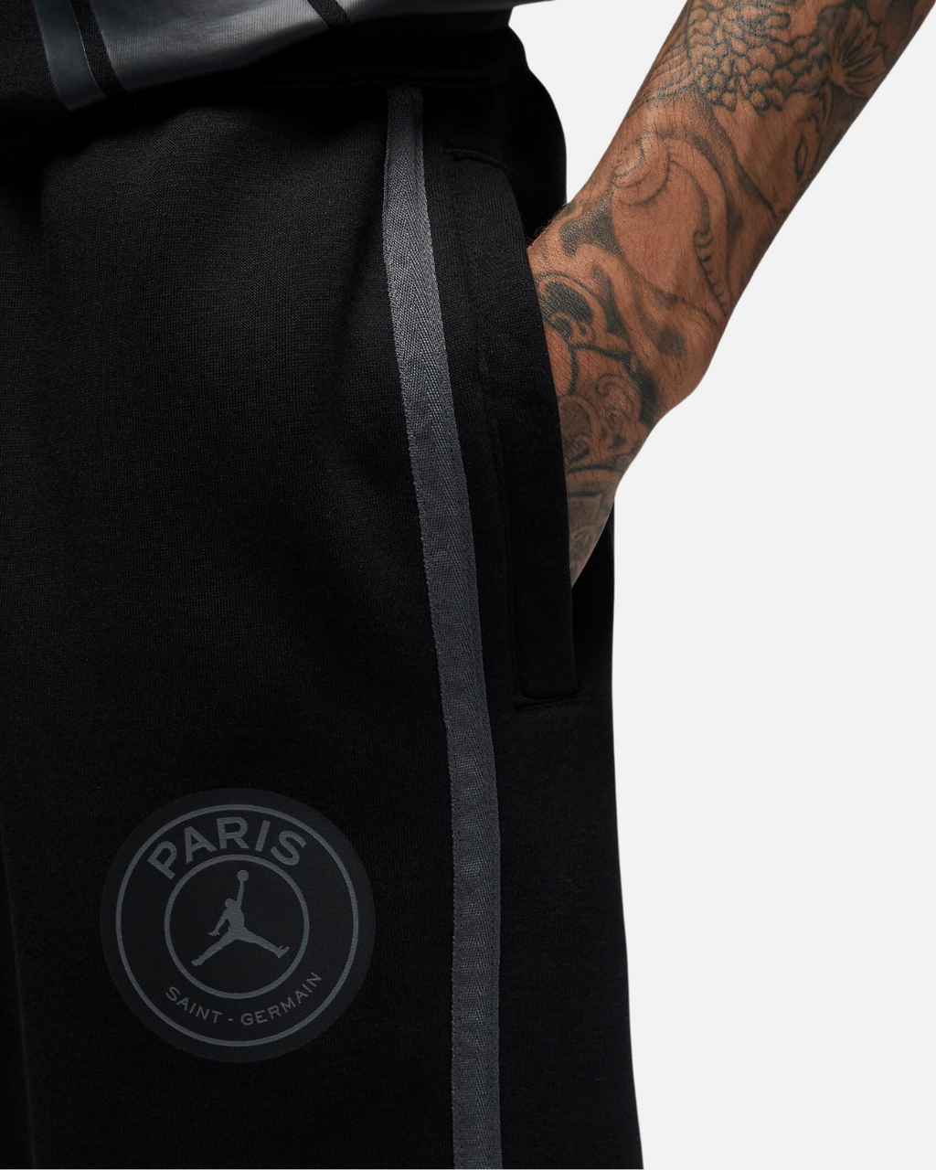 Pantalon jogging PSG x Jordan Fleece - Noir/Gris/Orange