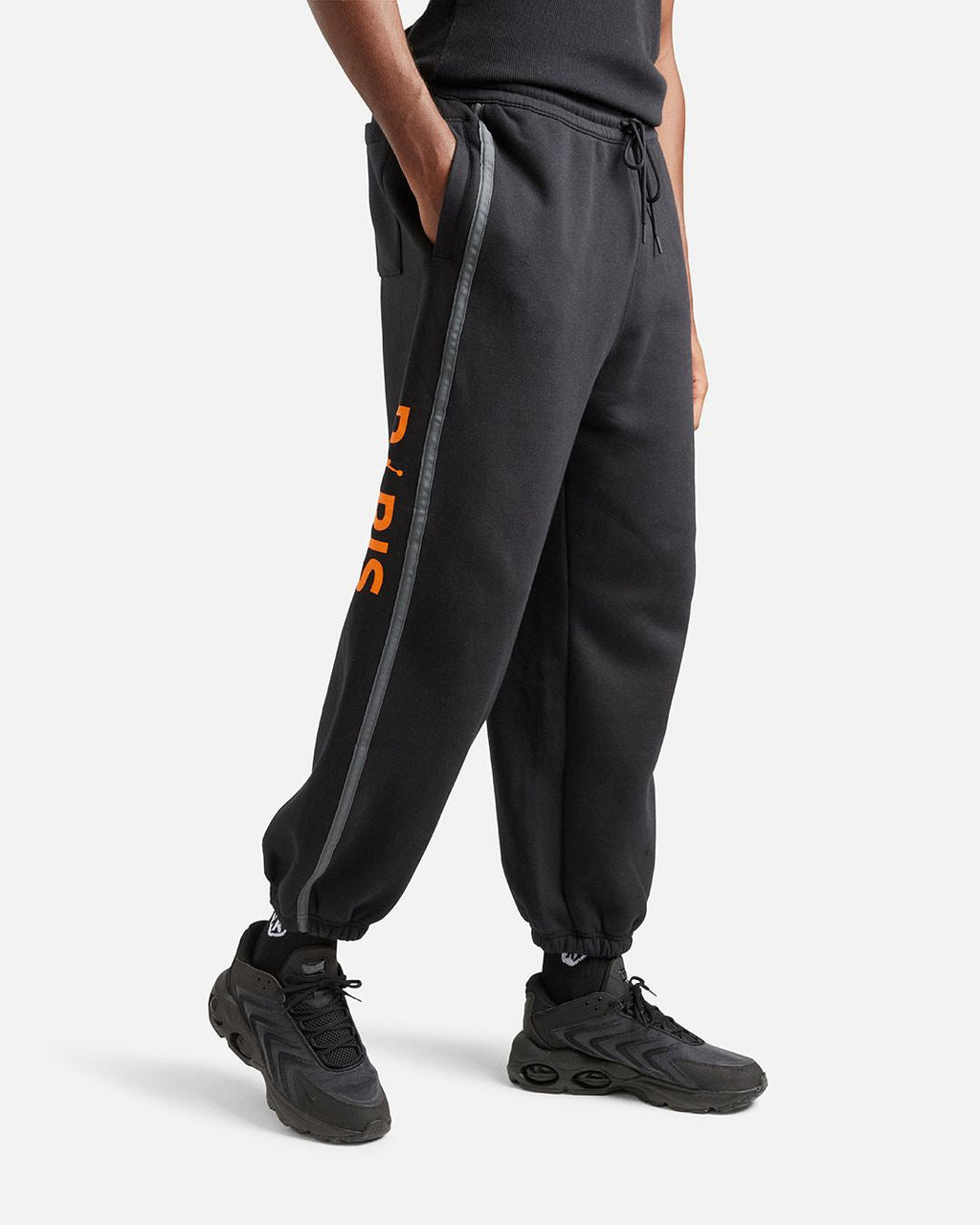 Pantalon jogging PSG x Jordan Fleece - Noir/Gris/Orange