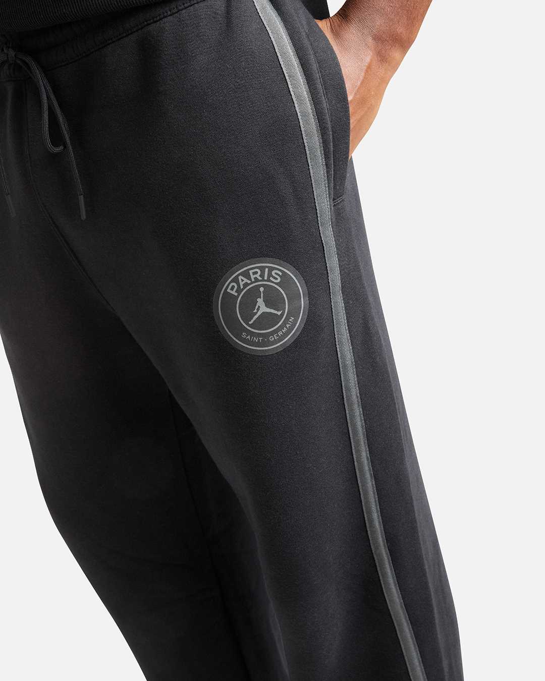 Pantalon jogging PSG x Jordan Fleece - Noir/Gris/Orange