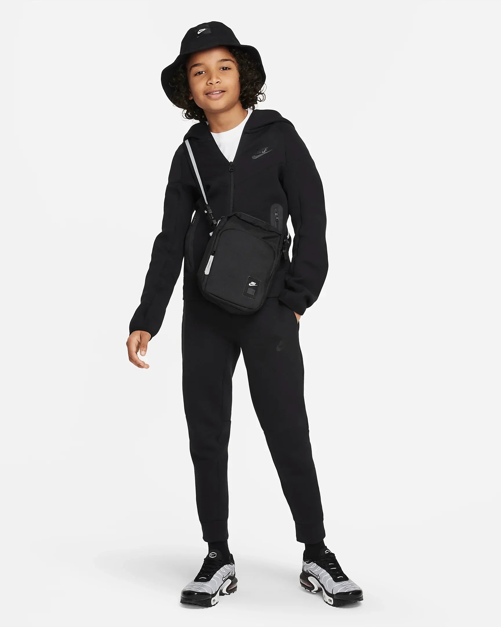 Pantalon jogging Nike Tech Fleece Junior - Noir