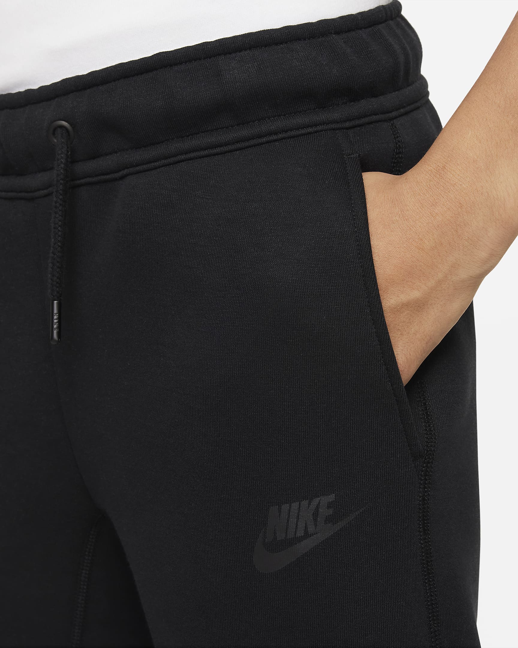 Pantalon jogging Nike Tech Fleece Junior - Noir