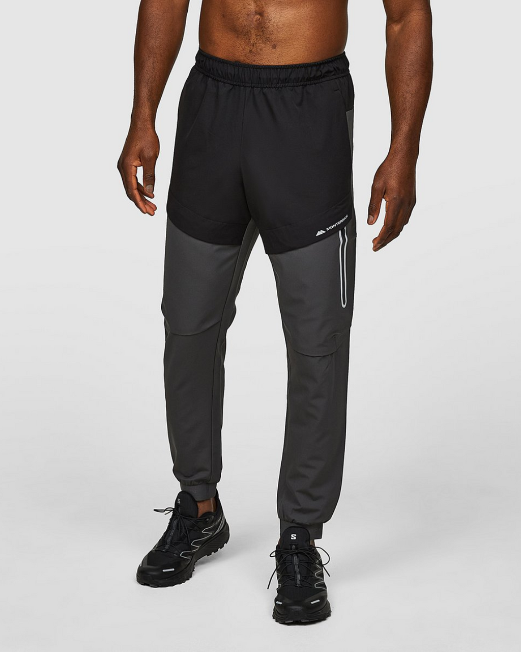 Pantalon Monterrain Réfraction - Noir/Gris